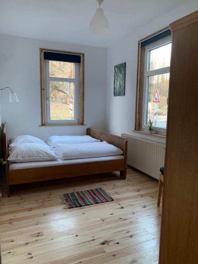 Familienferienhaus "Zur Alten Waescherei" Schmiedefeld am Rennsteig Exterior foto